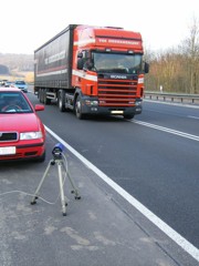 Einsatzfahrzeug der slowakischen Mautpolizei
