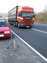 Einsatzfahrzeug der slowakischen Mautpolizei